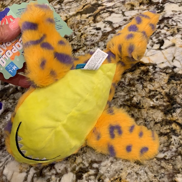 NWT Bark Box Leopold Leopard Shark dog toy - Picture 9 of 10
